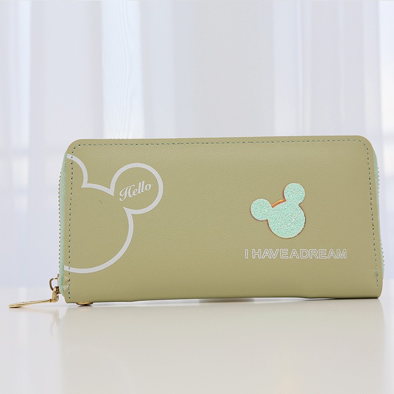 (COD) MALLSHOPPING Dompet Panjang Wanita Motif Micky Mouse Import