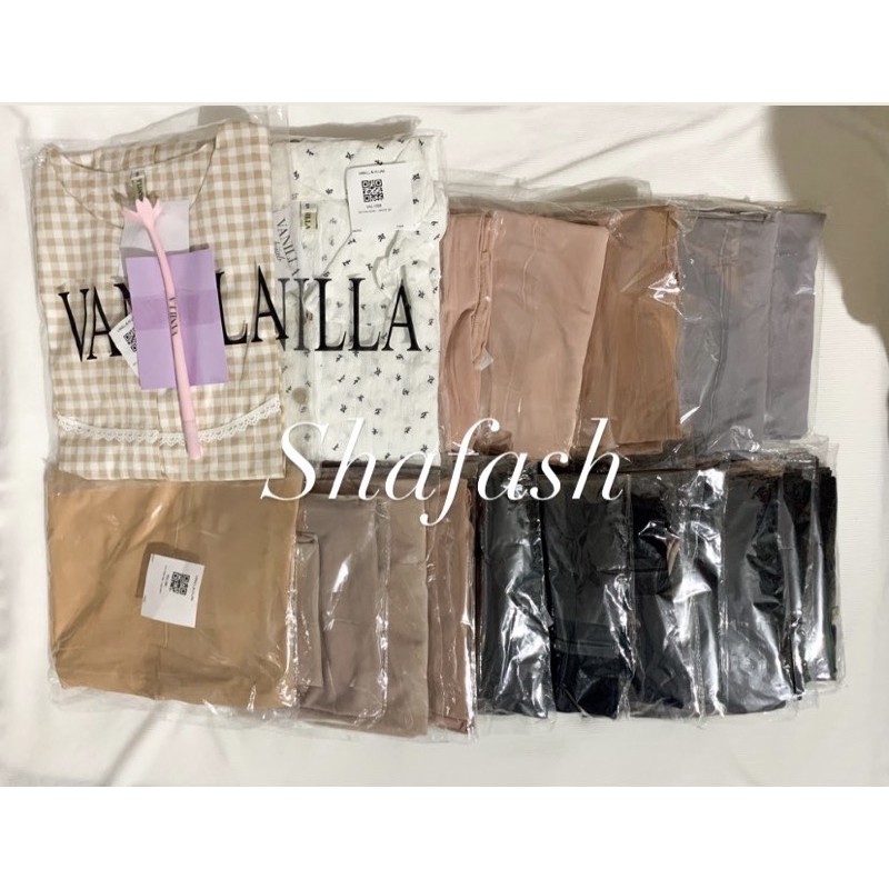 COD Lav instan pashmina Vanilla hijab