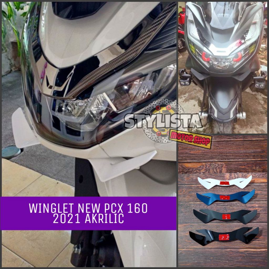 WINGLET PCX 160 NEW 2021 WINGLET ALL NEW PCX 160 CC WINGLET MOTOR PCX 160 CC 2021