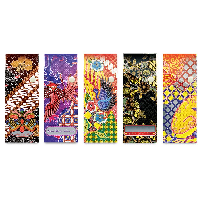 

Kotak Pensil Geser Slide Jenia Motif Batik Polos
