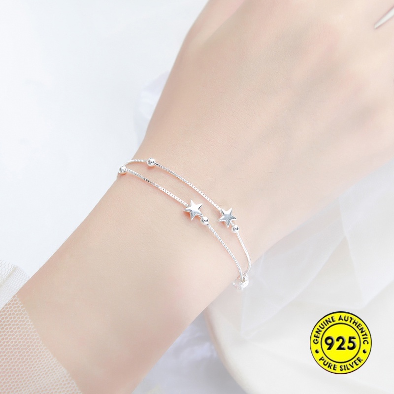 Gelang Bahan S925 Silver Untuk Wanita