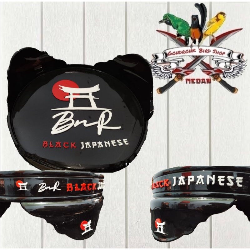 Tebok BnR Black Japanese Lovebird 3D