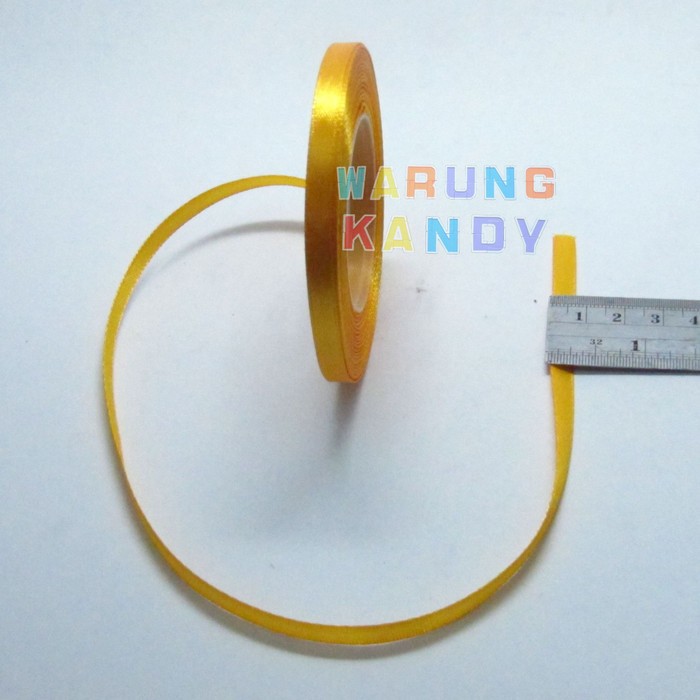 Pita Saten / Satin1/4“ Kuning Tua 11 PAK