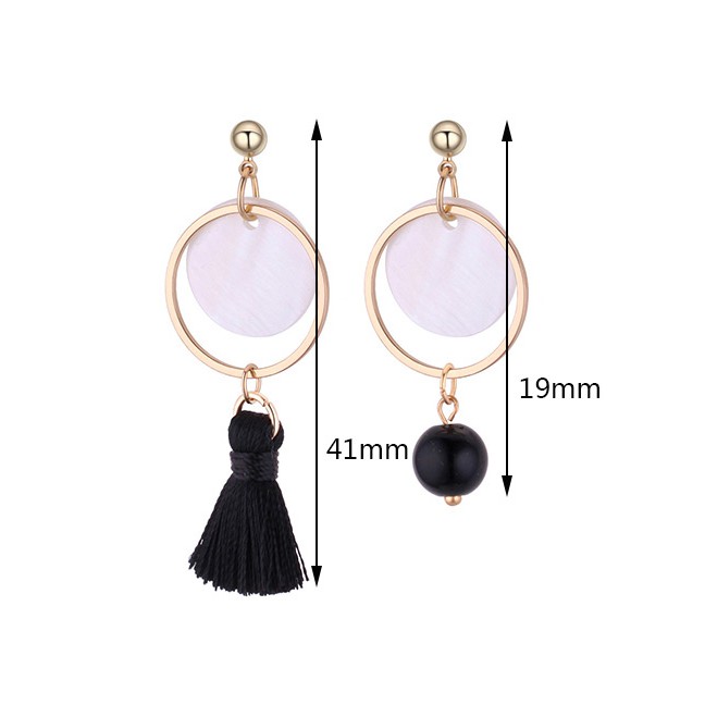 LRC Anting Tusuk Fashion Tassel Decorated Y5944X