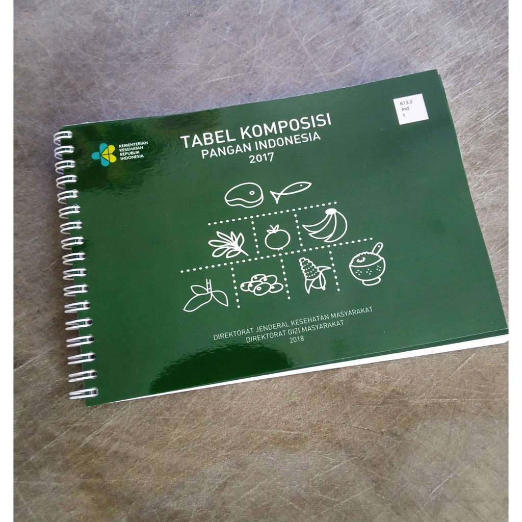 Buku Tabel Komposisi Pangan Indonesia TKPI 2017