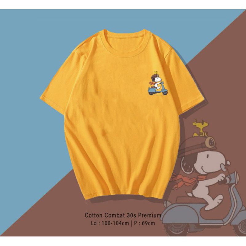 T-SHIRT / TUMBLR SNOOPY VESPA PREMIUM OVERSIZE