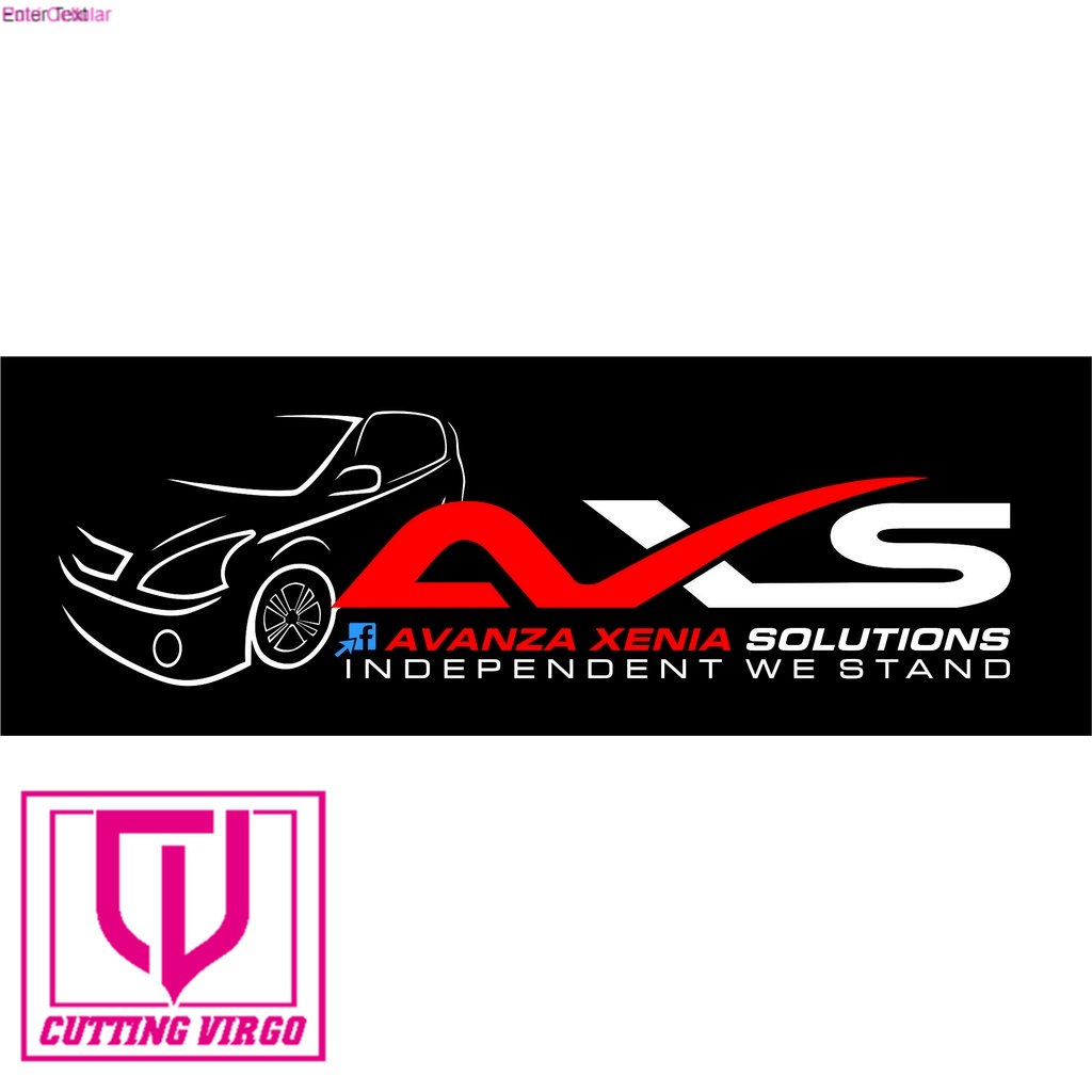

Cutting stiker AXS