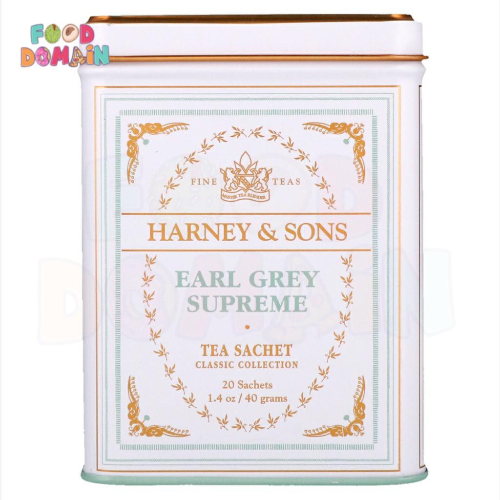 

Harney & Sons Earl Grey Supreme Tea Classic Tin 20 Sachets 40 gr
