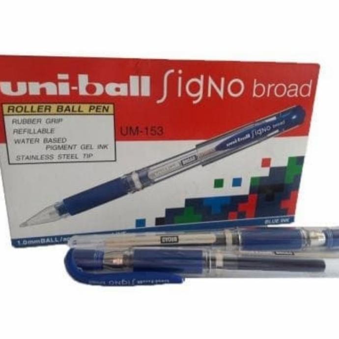 

pulpen uni ball signo board / pen signo / pen uniball signo - Hitam
