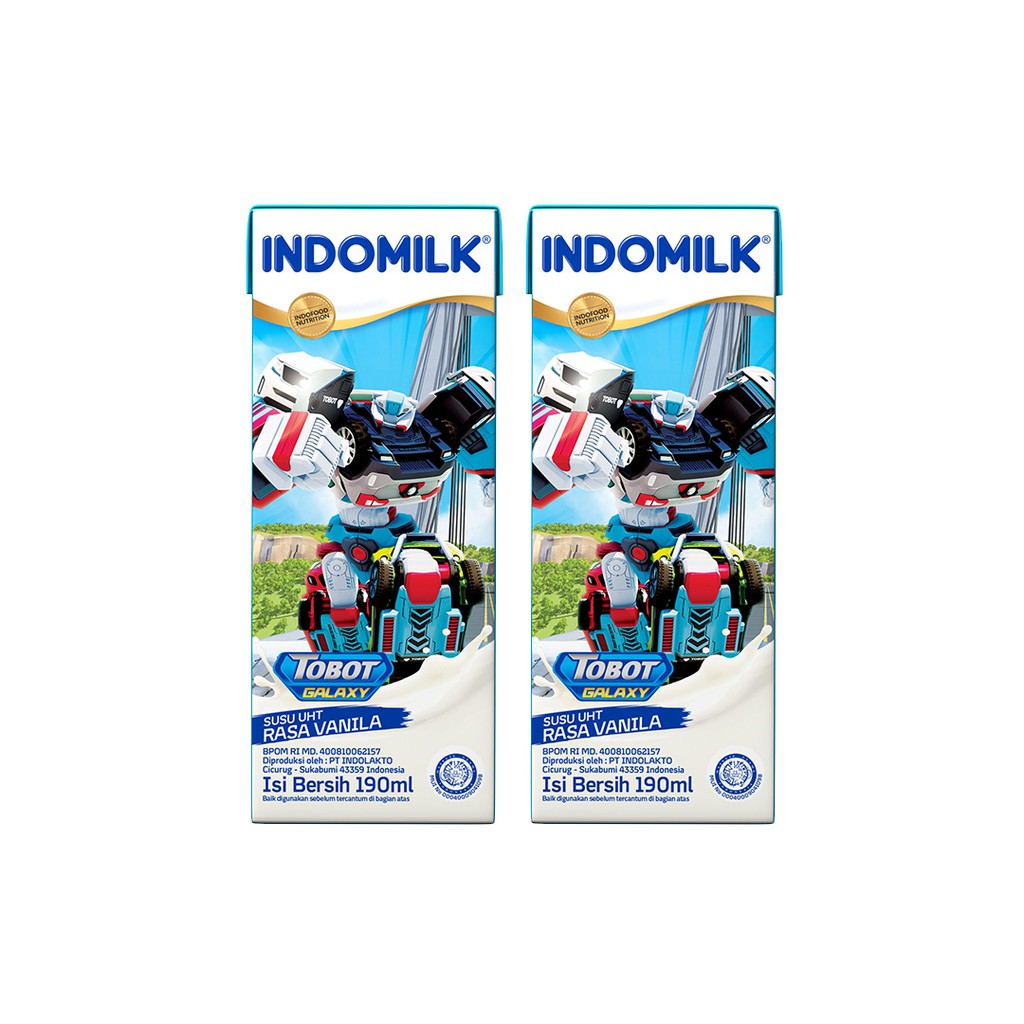 

Susu UHT Indomilk Vanila 190 ml X 2 Pcs