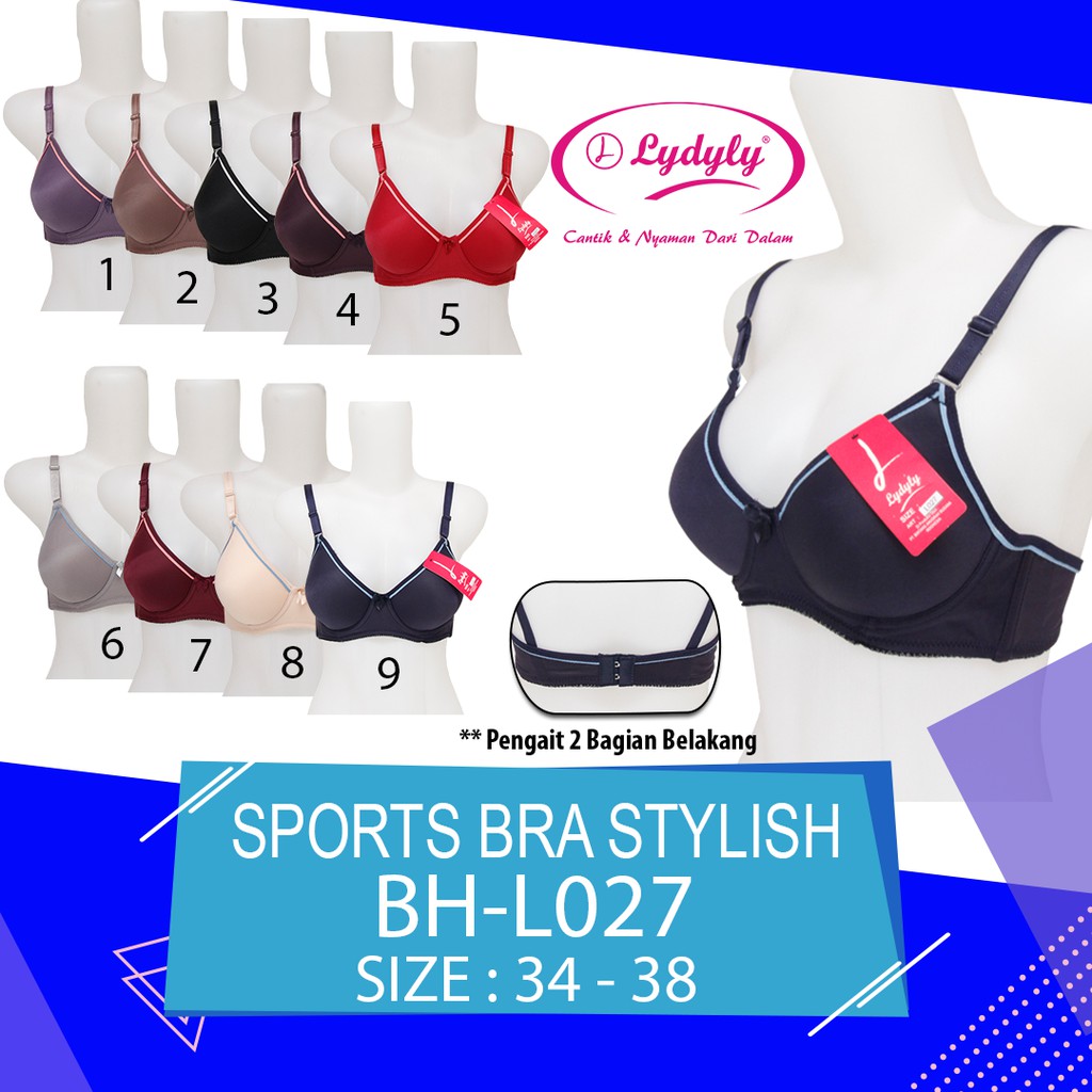 [BISA COD] BRA SPORT BH KOP CUP BUSA TANPA KAWAT LYDYLY BH 