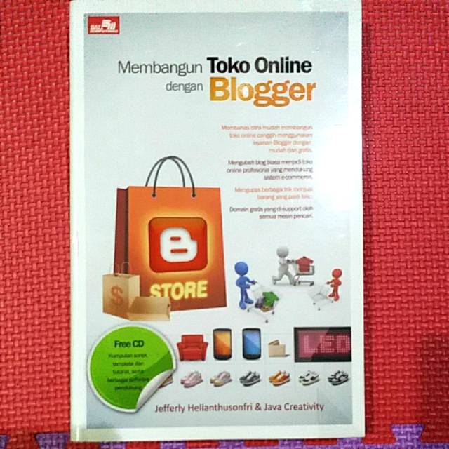 Buku Membangun toko online denggan blogger