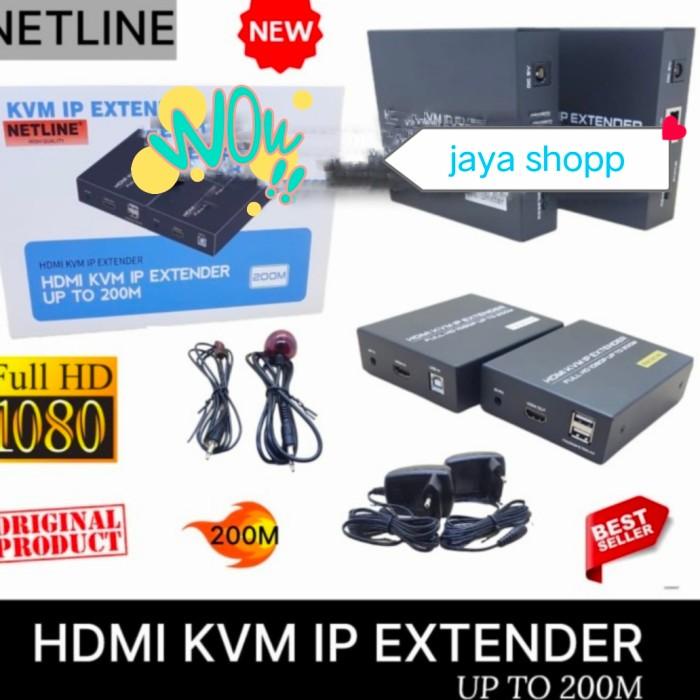 HDMI KVM IP EXTENDER VIA UTP UP TO 200 METER NETLINE