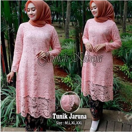 set kebaya tunik jaruna berkualitas