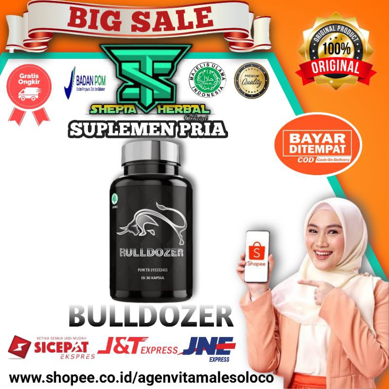 BULLDOZER ORIGINAL OBAT STAMINA PRIA