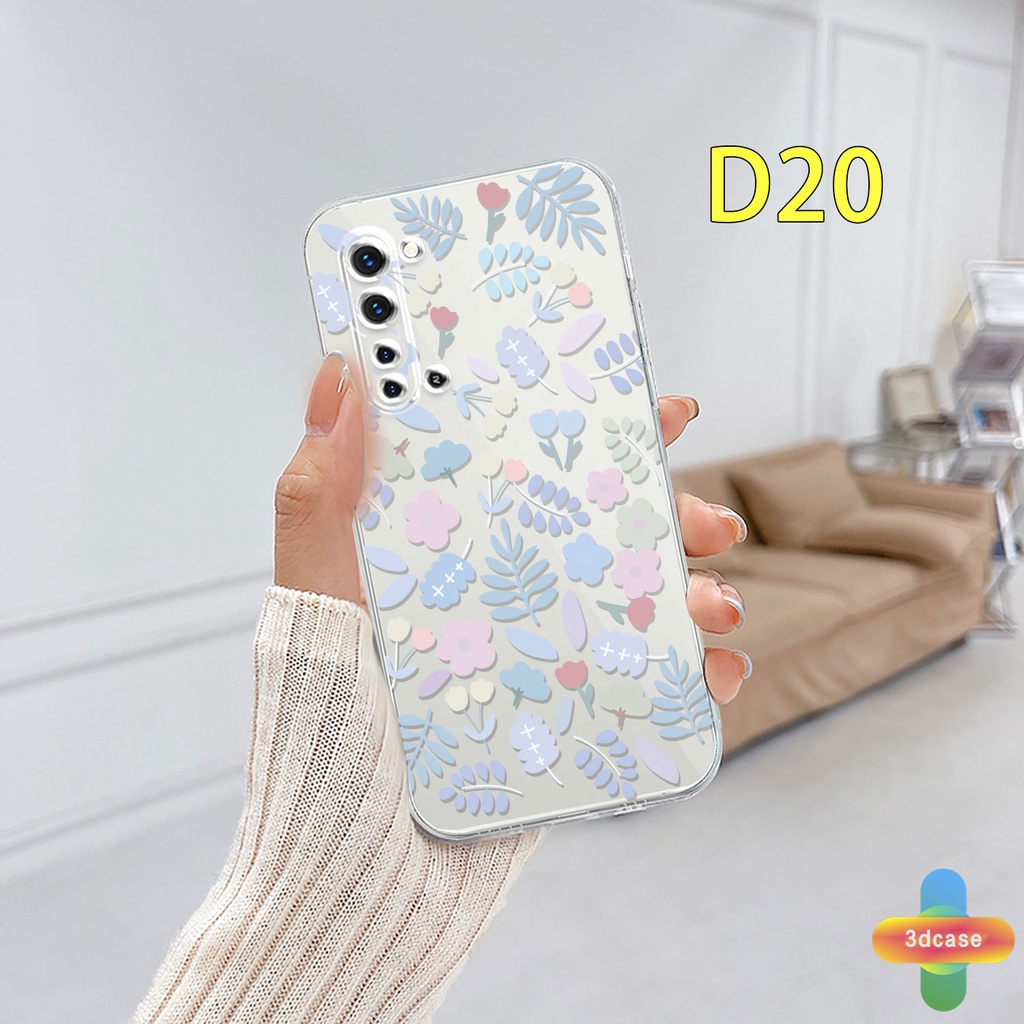 Casing Soft TPU Case Realme C21 C31 C35 C25 C11 2021 C21Y C15 C20 C3 C12 C2 C25S 5S 5 5S 5i C17 7i C1 C25Y C2 C3i 6i C20A realme Narzo 20 10 10A 20A 30A A7 A5S A15 A16 Y12 Y20 Y15S A03 Fashion Fresh Flower Silicone TPU Phone Case