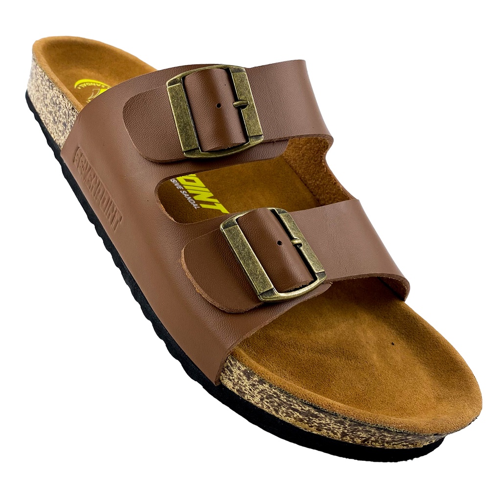 Sandal Pria Casual Sendal  Slide Slop Selop Puyuh Original Sevenpoint Kekinian Birken Ban Dua