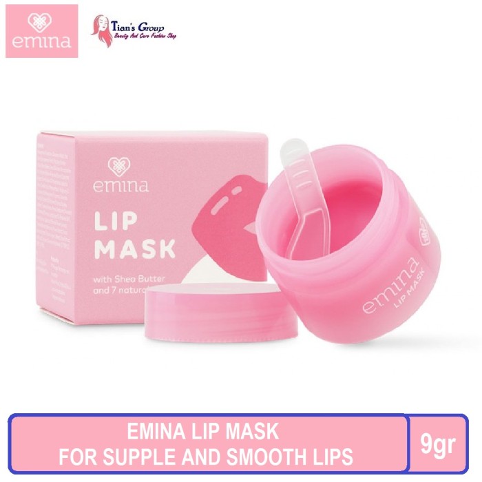 Masker Bibir Emina Lip Mask 9gr Original Asli Bpom