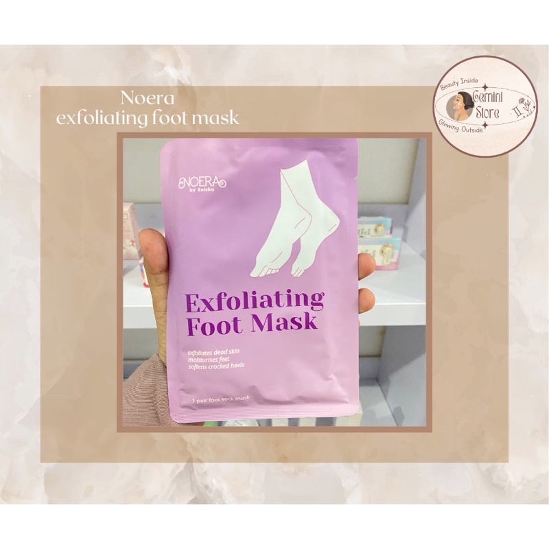 Noera exfoliating foot mask