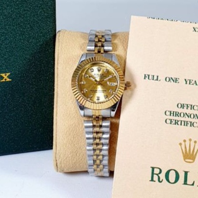 {BEST SELLER} JAM TANGAN WANITA ROLEX MURAH 1089P FREE BOX ORI & BATERAI