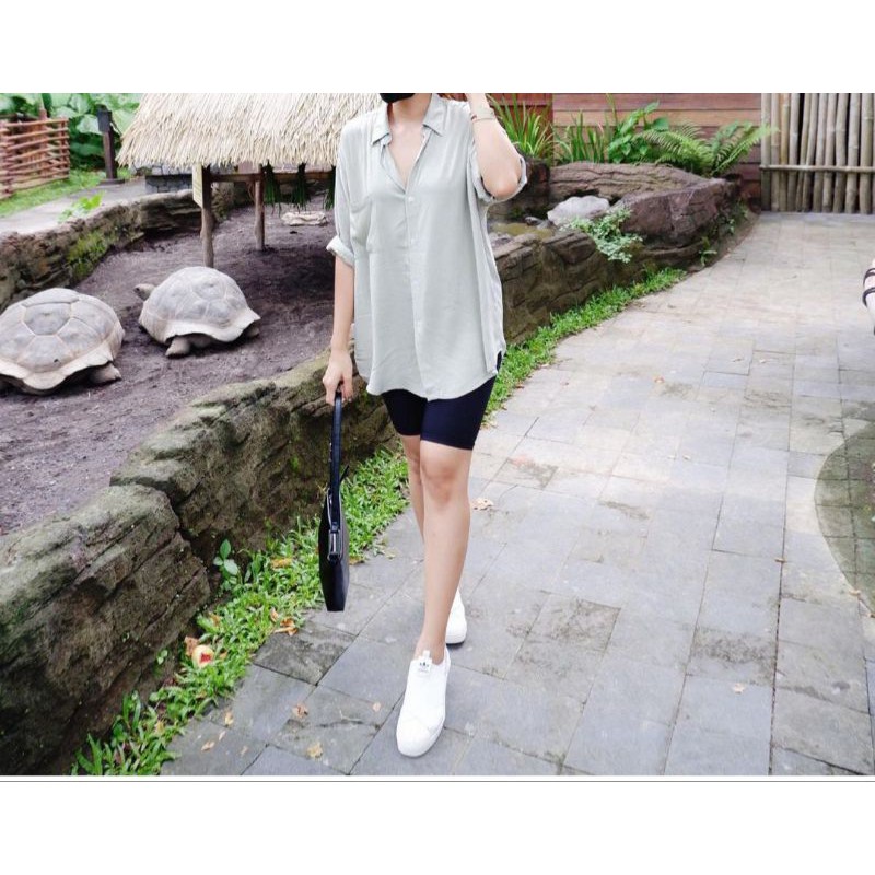 KEMEJA WANITA OVERSIZED untuk allsize rayon kringkel