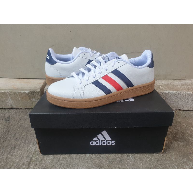 Sepatu Adidas Tennis Grand Court White Men Original EE7888