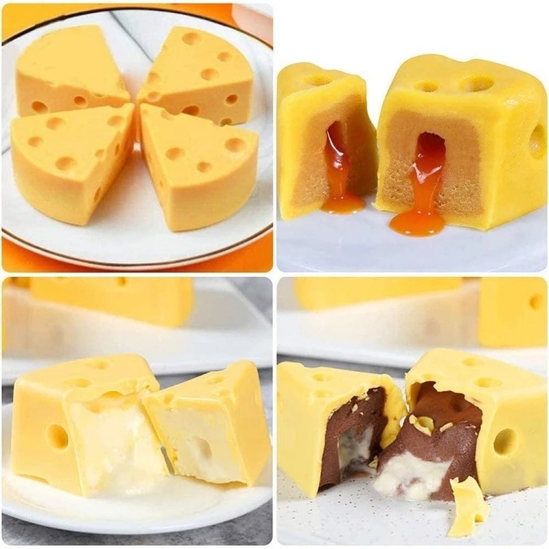 Cetakan Kue Mousse / Keju / Coklat / Permen / Muffin Handmade DIY Bahan Silikon