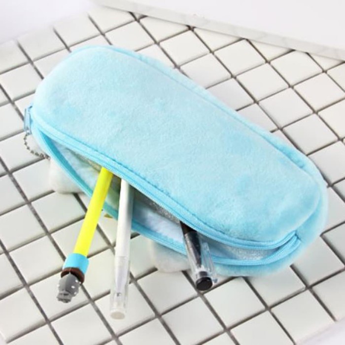 

Lucu Tempat Pensil Unicorn Plush Pencil Case Stp034 Promo
