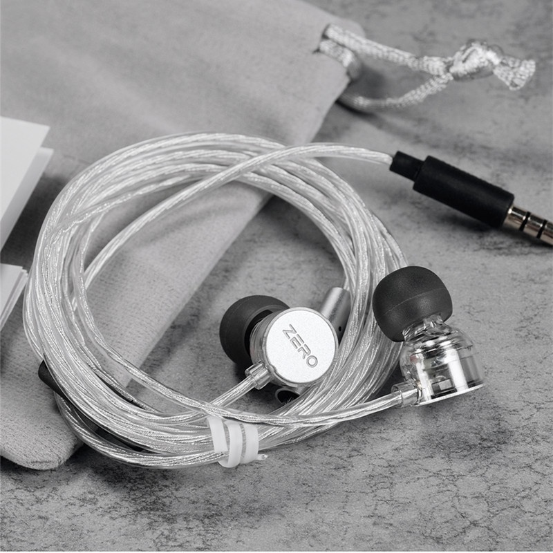 Tanchjim ZERO Earphone In Ear HIFI Bass Dynamic Drive Dengan Kabel Jack 3.5mm + Mic