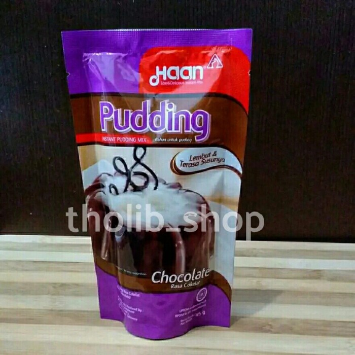 

haan puding coklat instan 145 gr