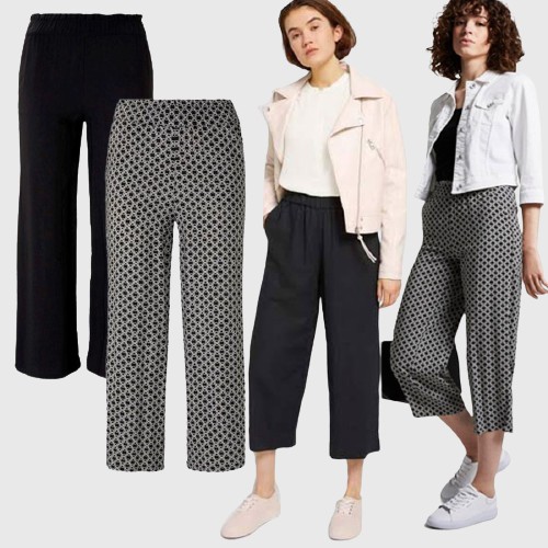 TOM TAILOR Ankle Kulot Culotte Pants