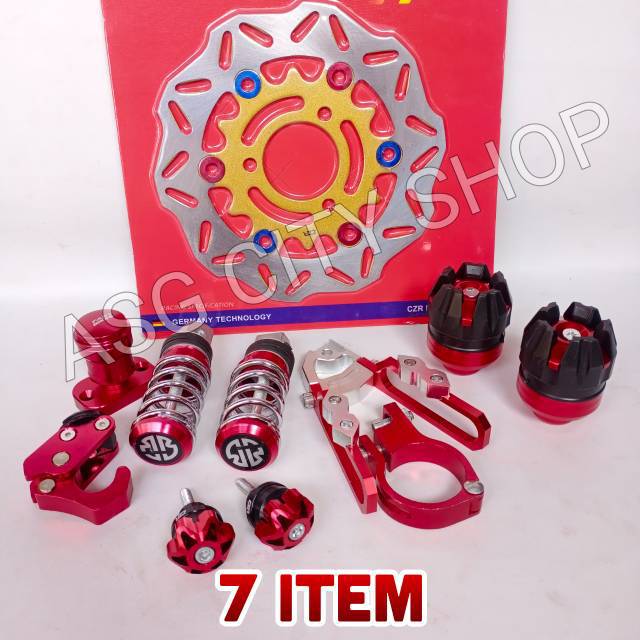 PAKET VARIASI AKSESORIS MOTOR MATIC YAMAHA 7 ITEM MIO J MIO GT M3 SOUL GT