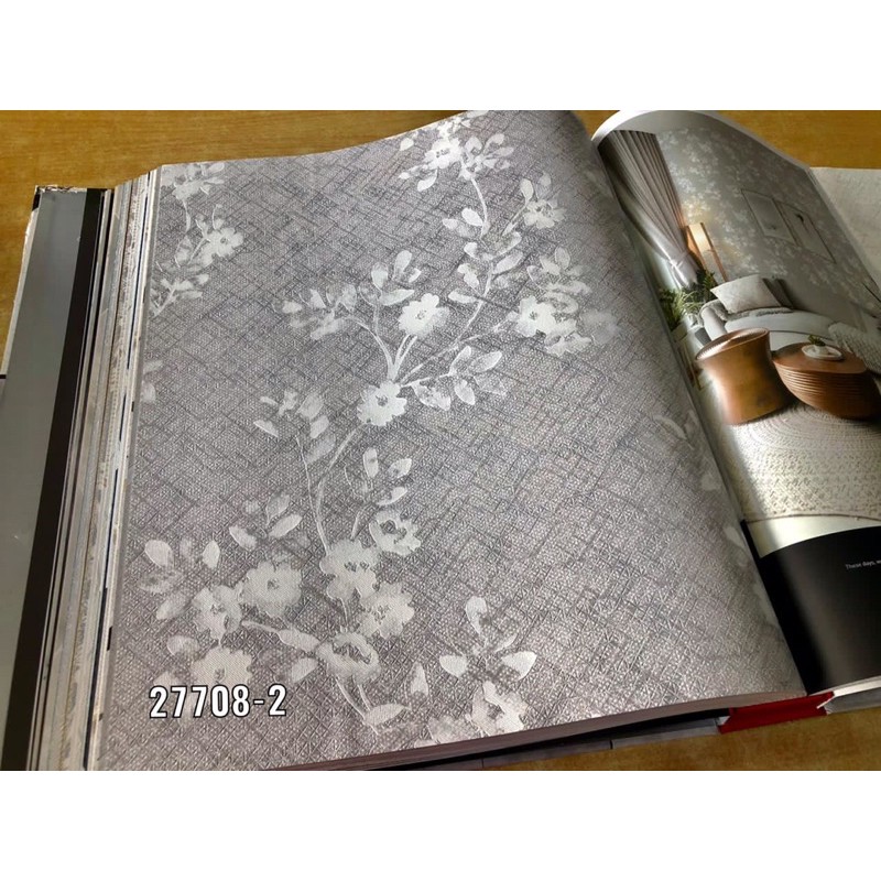 WALLPAPER DINDING MOTIF BUNGA SAKURA FORENA