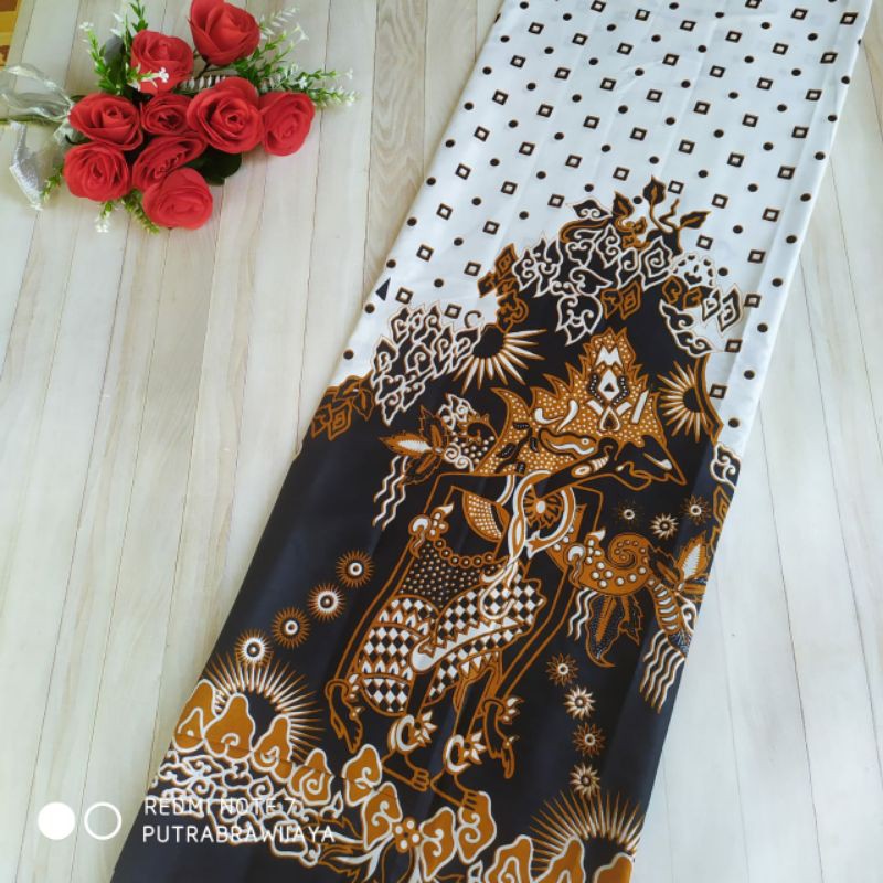 Jual Kain Batik Katun Motif Wayang Kain Batik Khas Indonesia Shopee