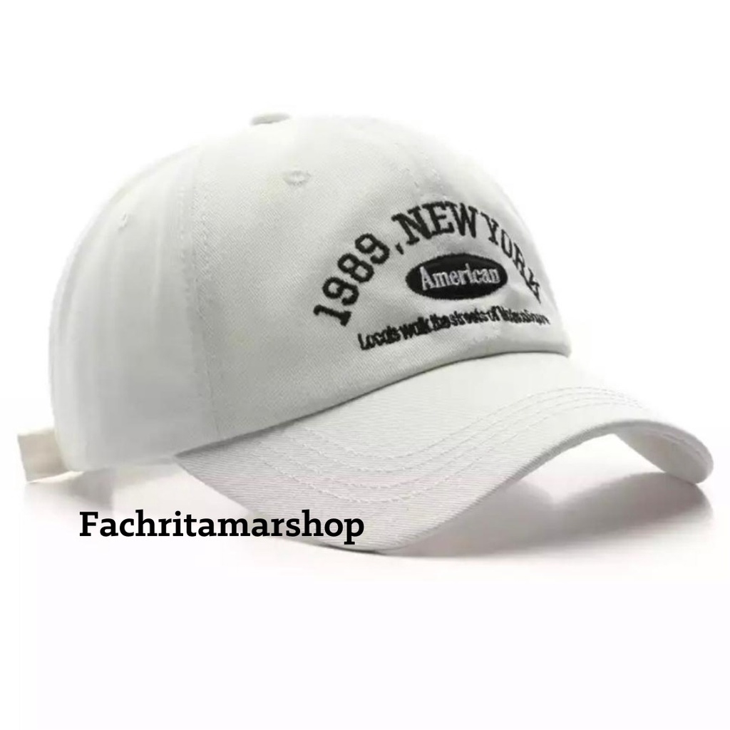 Promosi Diskon  Topi Baseball Bordir NY 1989 Topi Terbaru Dan Terlaris Topi Pria Dan Wanita Bisa COD