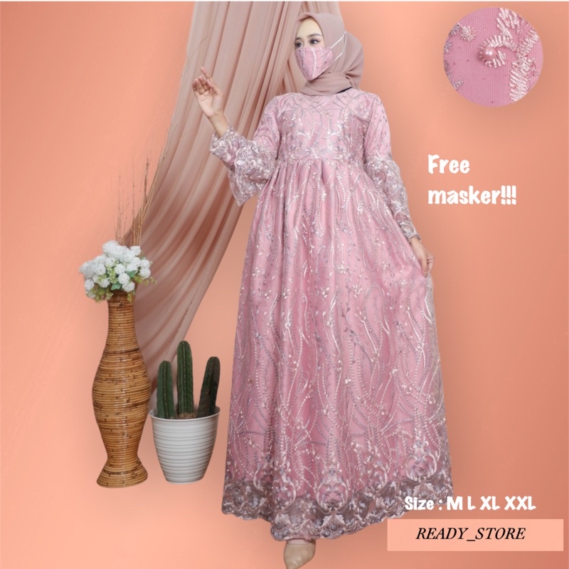 GAMIS KEBAYA LEILA PELANGI JAYA - KEBAYA PESTA - KEBAYA KONDANGAN - KEBAYA