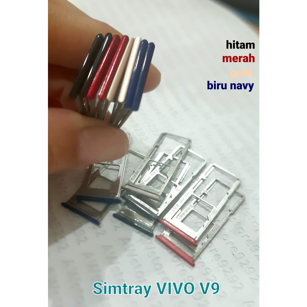 Slot Tempat Dudukan Kartu Simcard VIVO V9 Sim card Lock Simtray Sim Tray VIVO V9