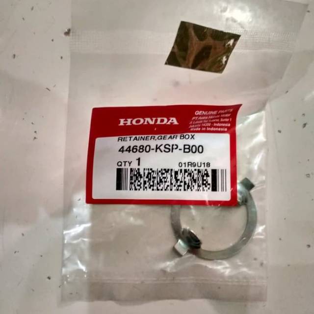 Retainer Gear Box - Megapro New, CBR 150R K45A 44680KSPB00
