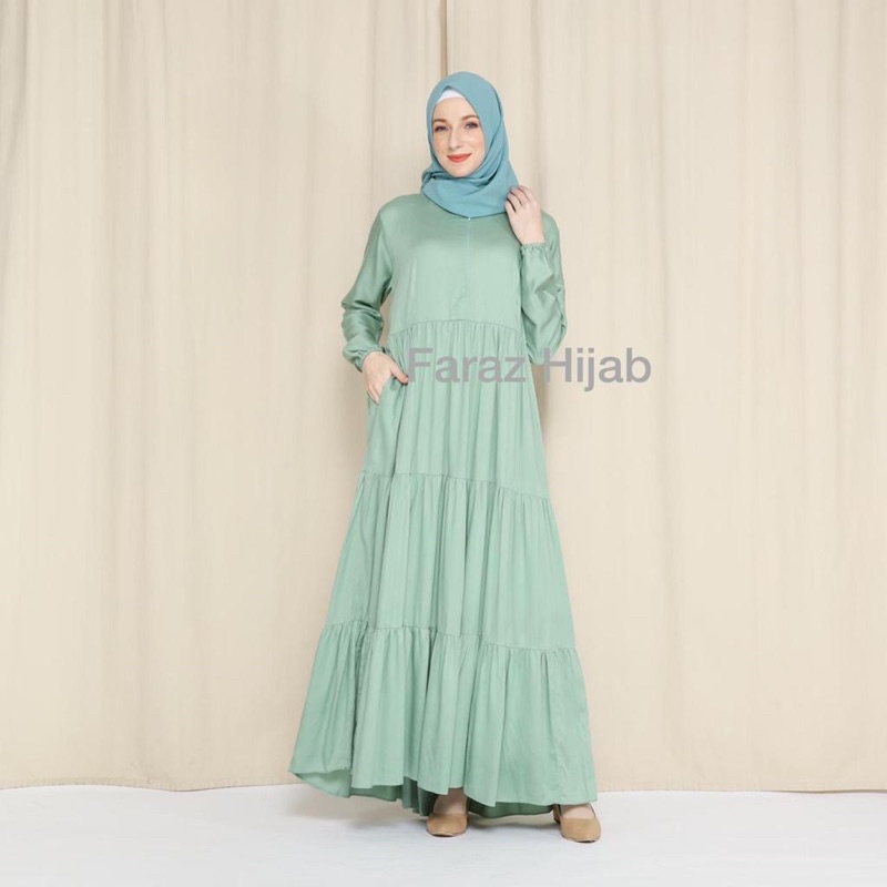 BIANCA DRESS ORI RAYON TWILL BERLABEL