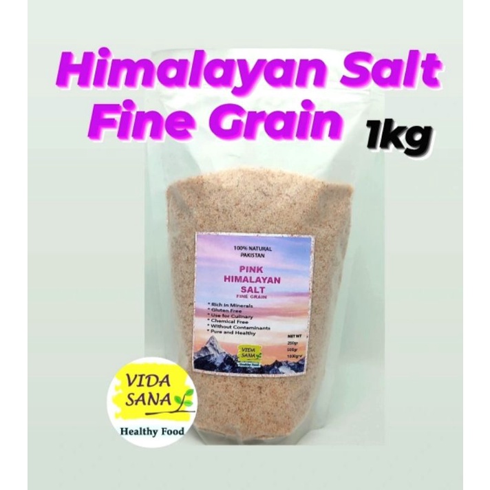 

Pink Himalayan Salt - Garam Himalaya Fine/ Halus 1000gr