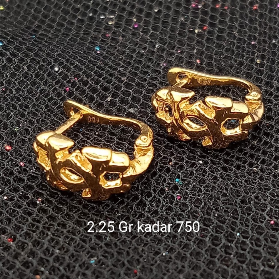 Anting Emas 17K - 2.25 gr Kadar 750 - 1489