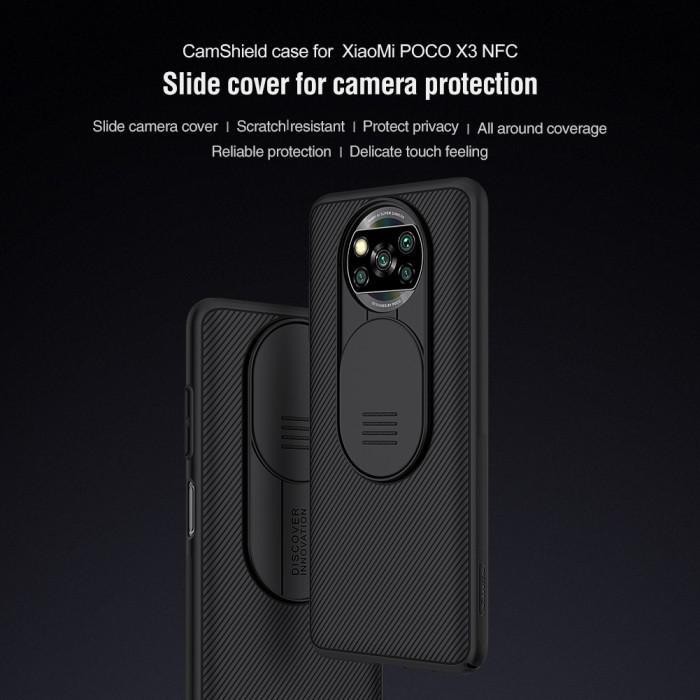 Nillkin Casing CamShield Hard Case Xiaomi Poco X3 NFC