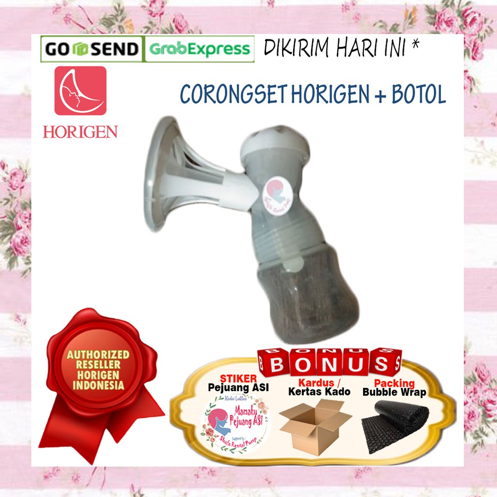 Corongset Horigen + Botol / Breastshield Horigen / Corong Horigen