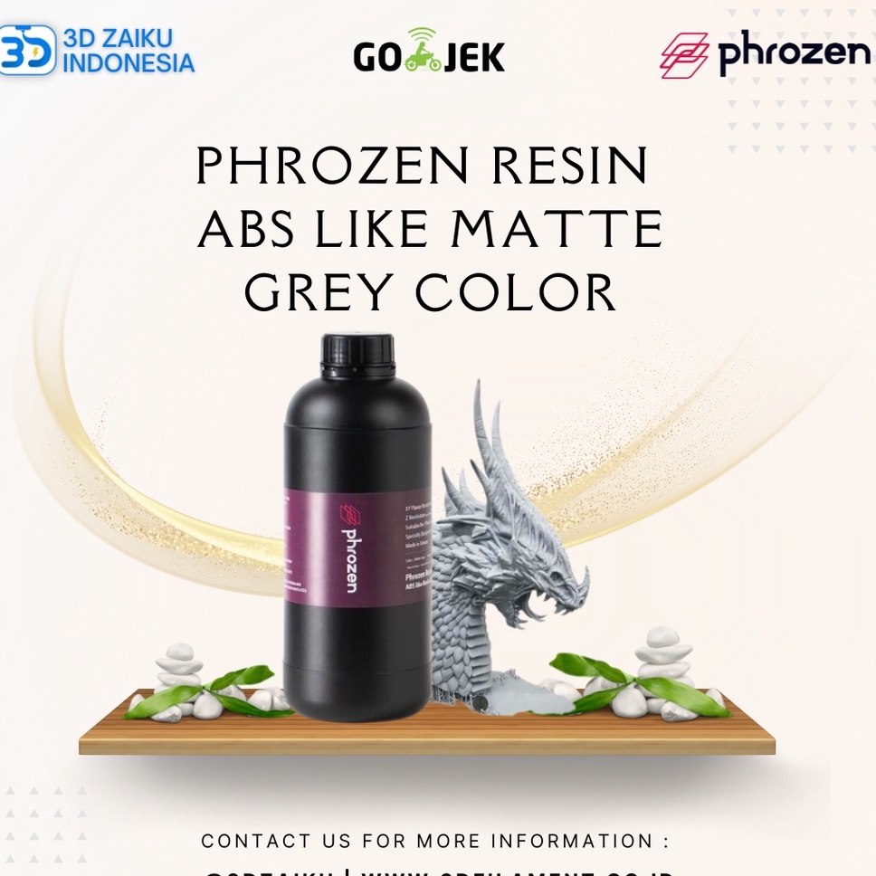 Original Phrozen Resin ABS Like Matte Grey Color