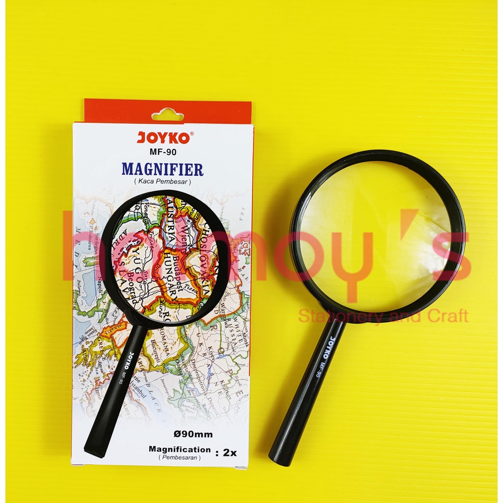 

KACA PEMBESAR / MAGNIFYING GLASS / MAGNIFIER JOY ART JOYKO 90 MM