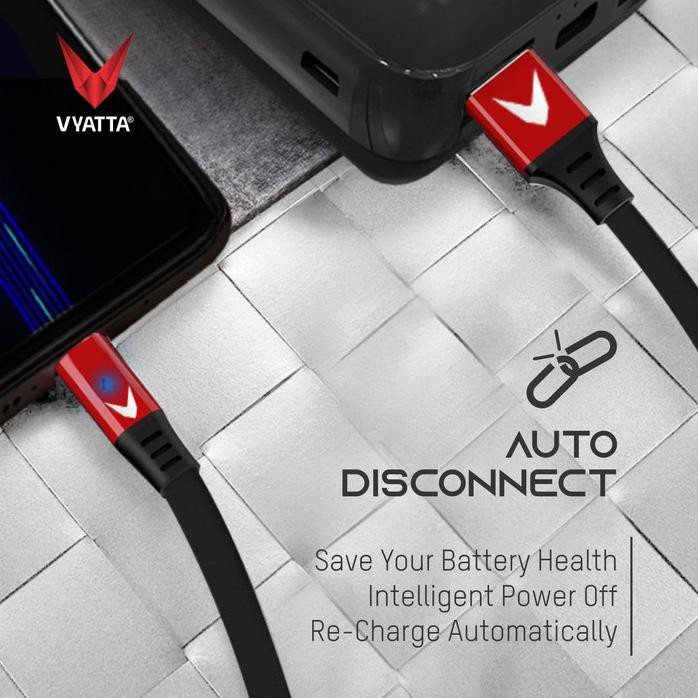VYATTA AUTO CABLE | KABEL DATA SMART DISCONNECT MICRO USB HITAM