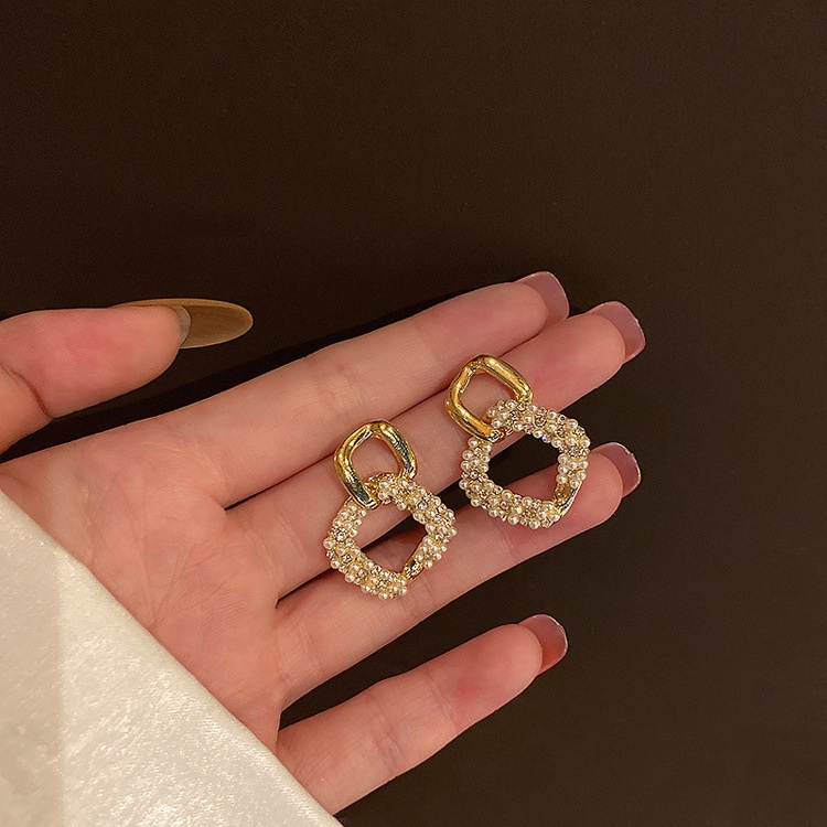 Anting Tusuk Sterling Silver 925 Dengan Mutiara Untuk Wanita | Anting Bahan Metal | Aksesoris Rambut Untuk Wanita | Anting Bahan Stainless Steel | Kotak Hadiah Untuk Hadiah
