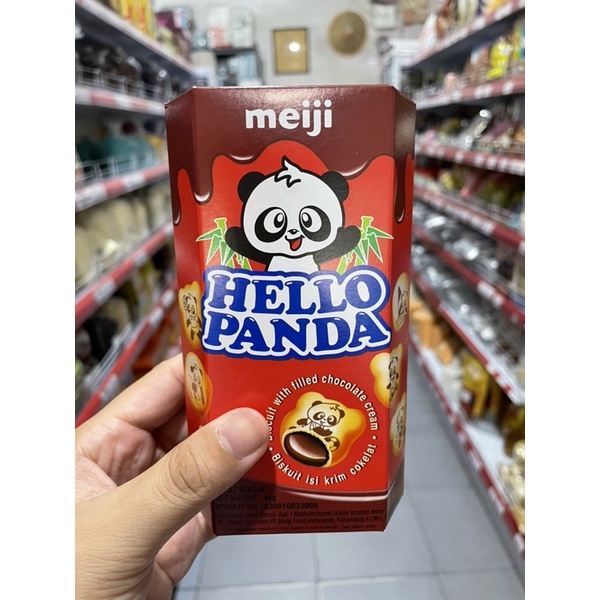 

Hello Panda Biskuit isi Krim Coklat Cokelat Strawberry Stroberi 45gr