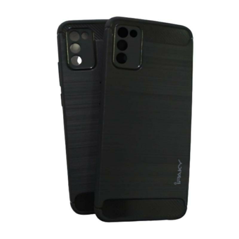 Case Samsung A02s Soft case Ipaky Carbon Fiber  Premium