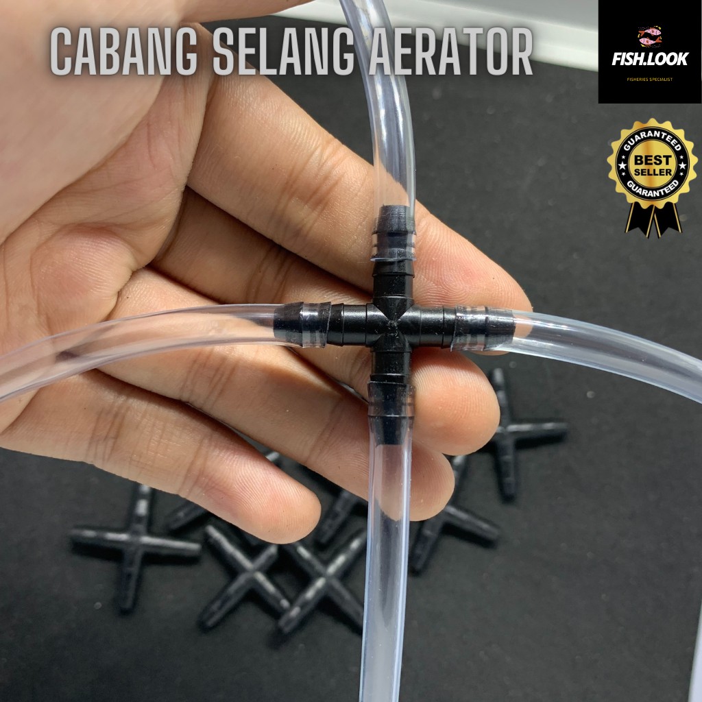 Cabang 4 Selang Aerator Aquarium Aquascape